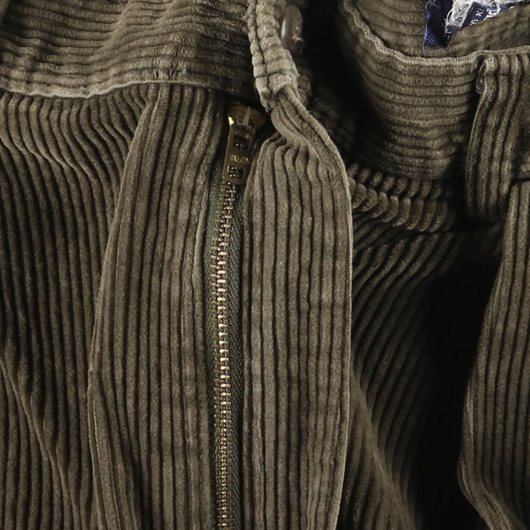 Vintage 1990'S Polo by Ralph Lauren two-pleat corduroy pants, made in the USA, men's size W34. cotton Khaki type Vintage Second Hand