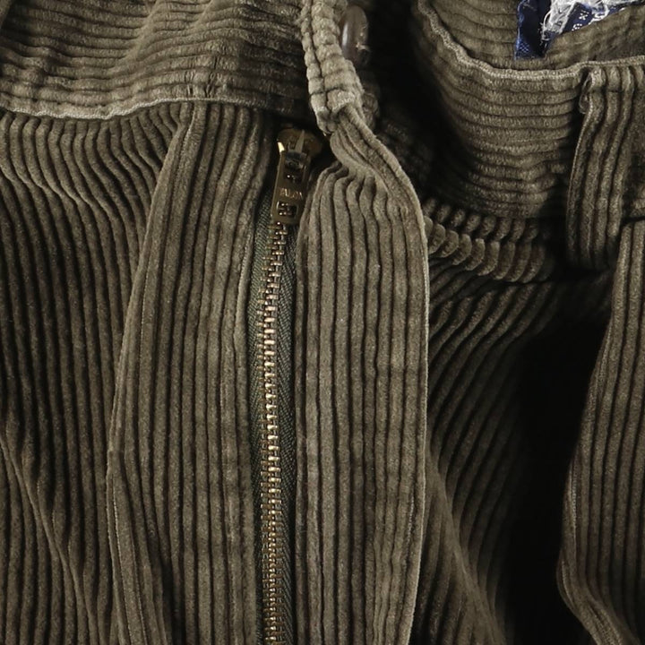 Vintage 1990'S Polo by Ralph Lauren two-pleat corduroy pants, made in the USA, men's size W34. cotton Khaki type Vintage Second Hand