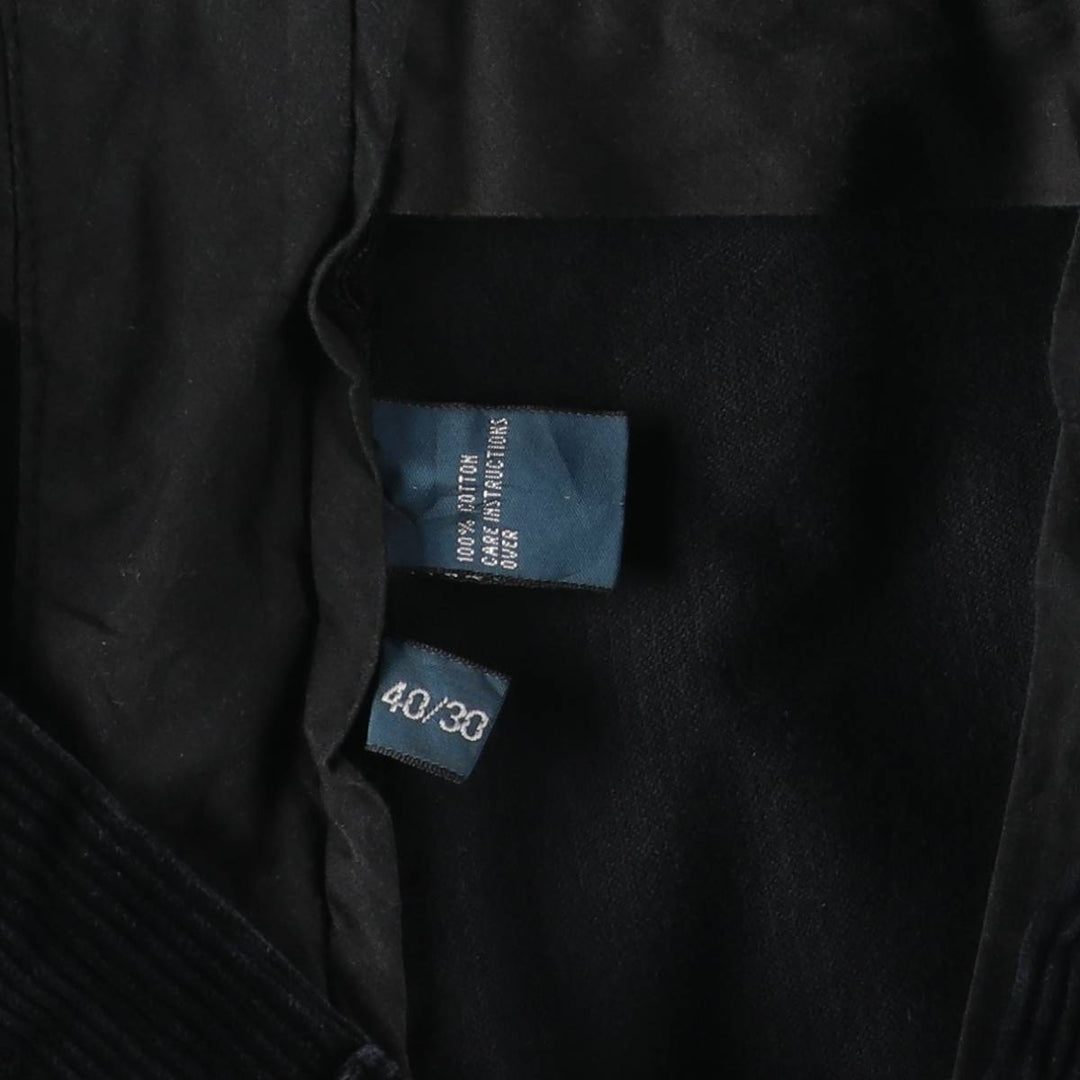 Oversized Ralph Lauren POLO by Ralph Lauren PRESTON PANT, men's size W40. cotton black type Vintage Second Hand