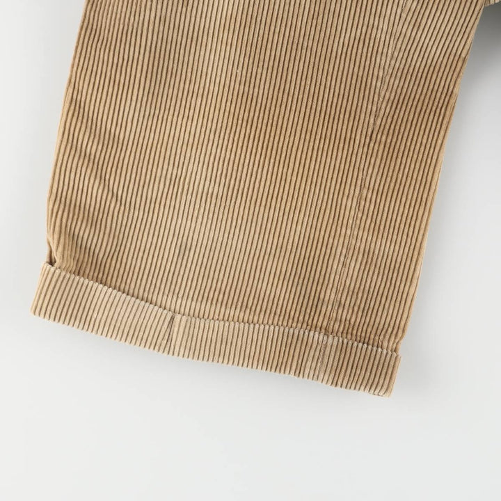 Brooks Brothers Two-pleat Corduroy Pants, Made in the USA, Men's, Size W35 unclear Beige type Vintage Second Hand