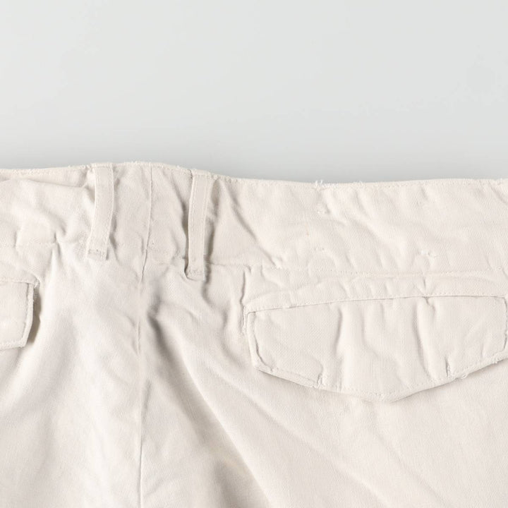 Ralph Lauren POLO by Ralph Lauren men's tapered cotton pants, size W35. cotton white type Vintage Second Hand