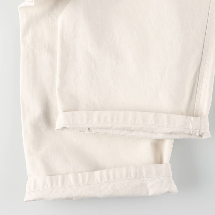 Ralph Lauren POLO by Ralph Lauren men's tapered cotton pants, size W35. cotton white type Vintage Second Hand