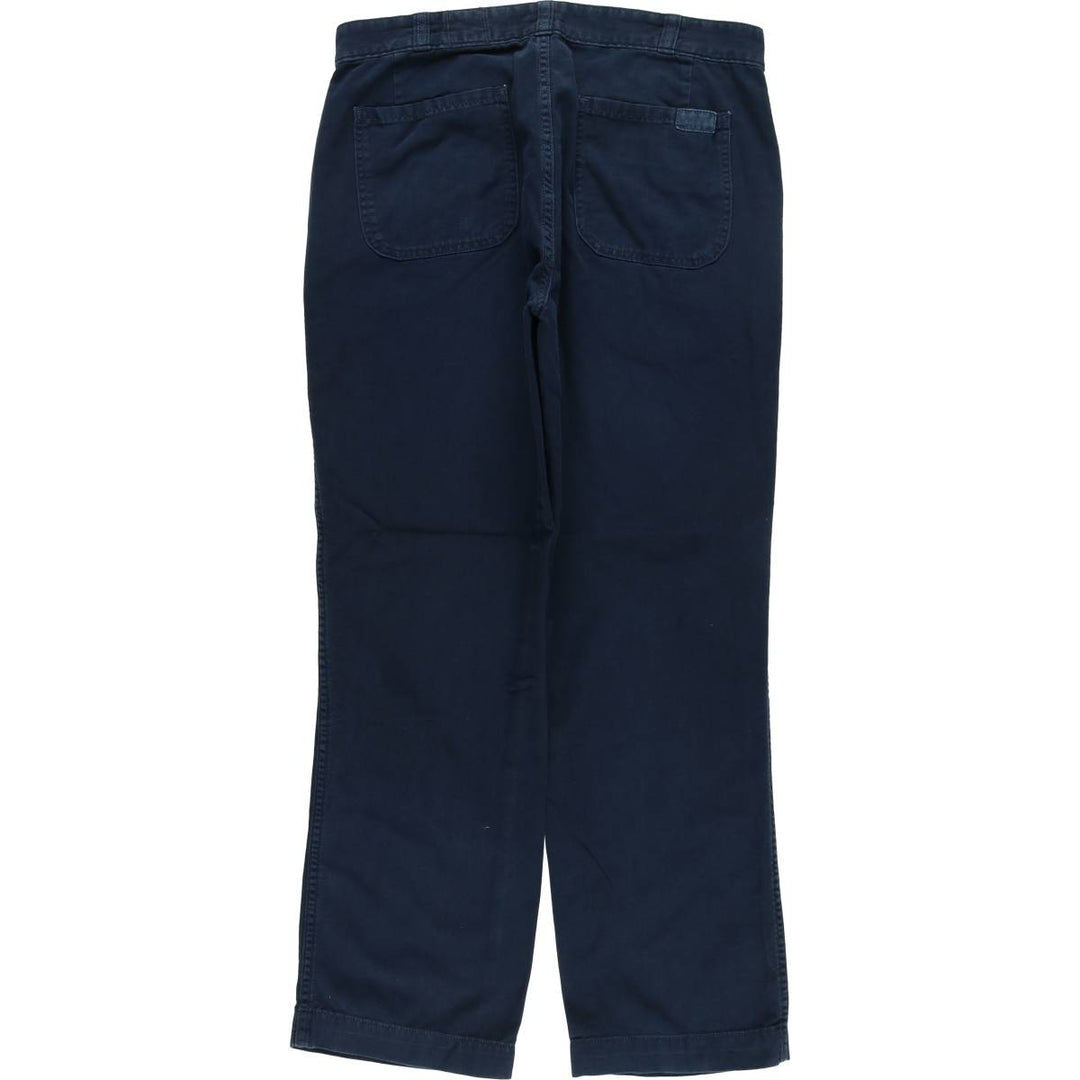 Ralph Lauren POLO by Ralph Lauren tapered cotton pants, men's size W32 cotton navy blue type Vintage Second Hand