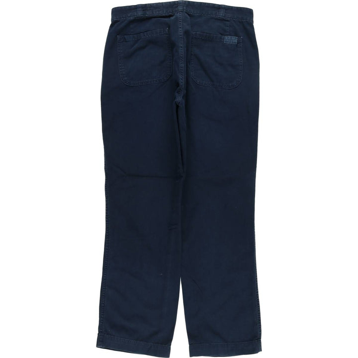 Ralph Lauren POLO by Ralph Lauren tapered cotton pants, men's size W32 cotton navy blue type Vintage Second Hand