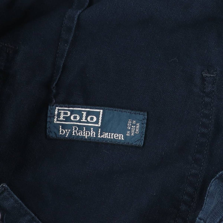 Ralph Lauren POLO by Ralph Lauren tapered cotton pants, men's size W32 cotton navy blue type Vintage Second Hand