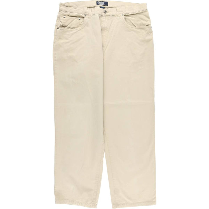 Ralph Lauren POLO by Ralph Lauren tapered cotton pants, men's size W34 cotton Beige type Vintage Second Hand