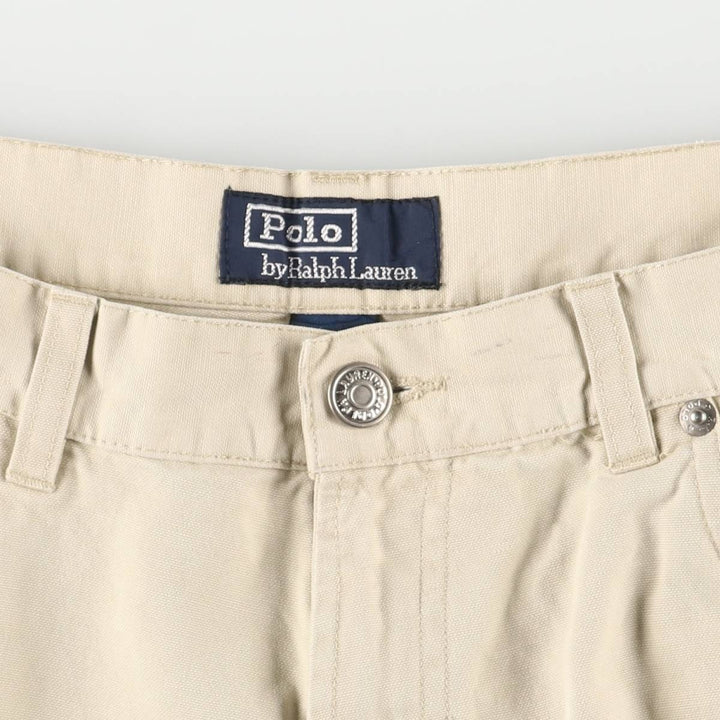 Ralph Lauren POLO by Ralph Lauren tapered cotton pants, men's size W34 cotton Beige type Vintage Second Hand