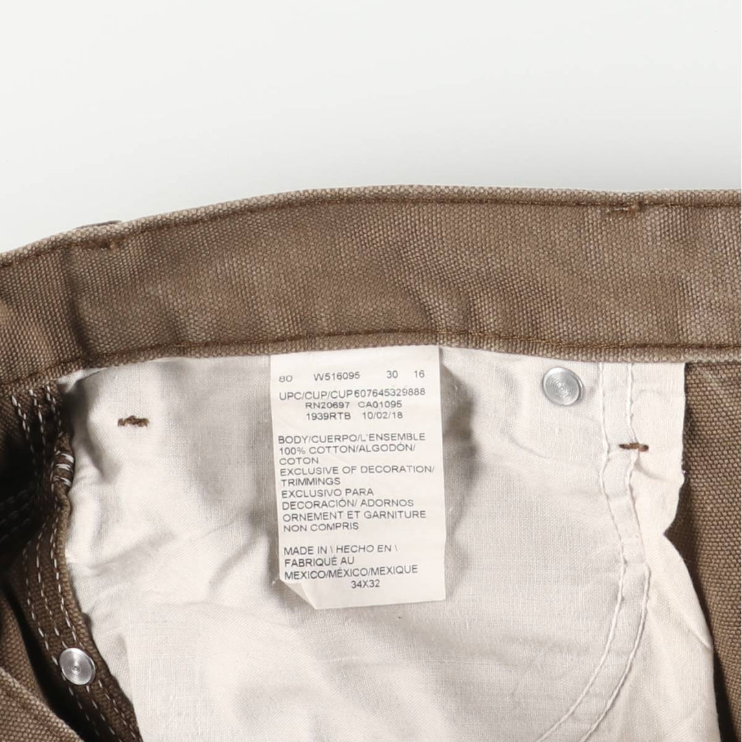Dickies Duck Painter Pants Men's W35 equivalent cotton brown type Vintage Second Hand