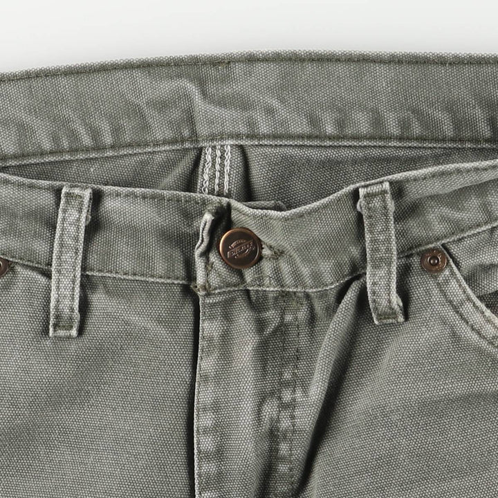 Dickies Relaxed Fit Duck Painter Pants Men's W32 equivalent cotton gray type Vintage Second Hand