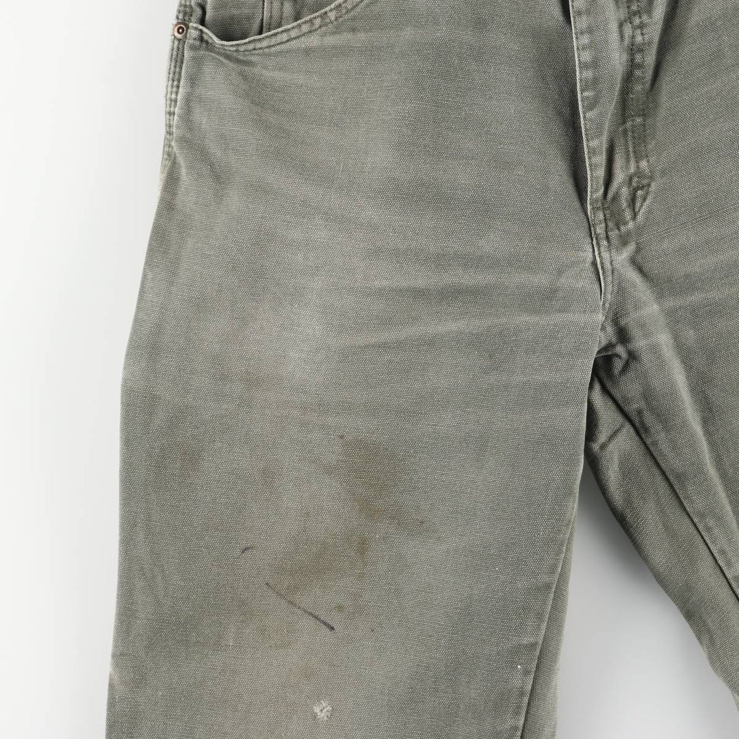 Dickies Relaxed Fit Duck Painter Pants Men's W32 equivalent cotton gray type Vintage Second Hand