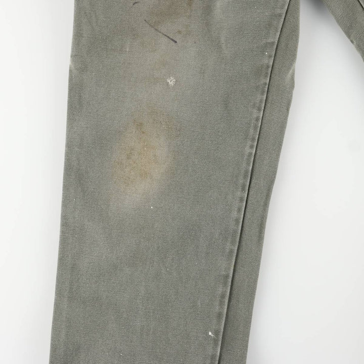 Dickies Relaxed Fit Duck Painter Pants Men's W32 equivalent cotton gray type Vintage Second Hand