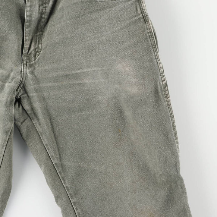 Dickies Relaxed Fit Duck Painter Pants Men's W32 equivalent cotton gray type Vintage Second Hand