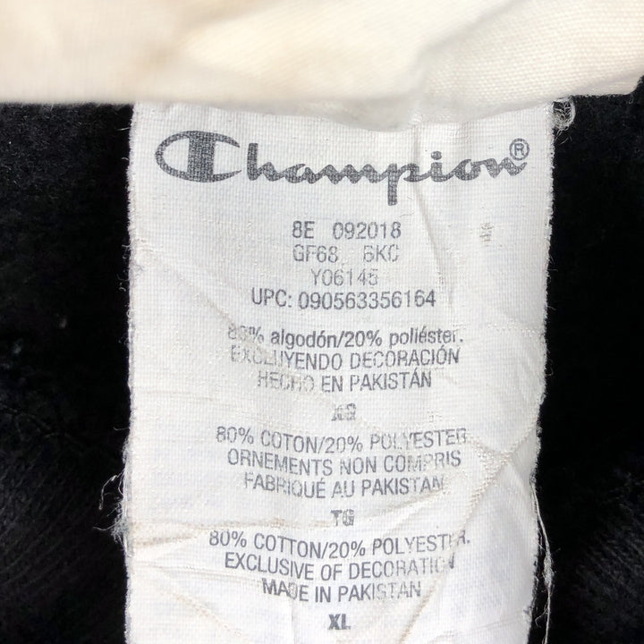 Champion REVERSE WEAVE Reverse Weave Sweat Pullover Hoodie Men's XL cotton black type Vintage Second Hand