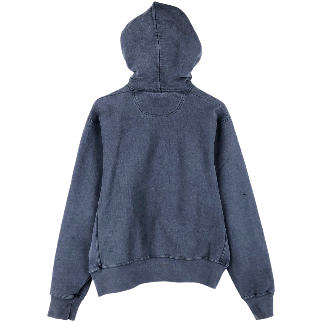 2000'S Champion Original Reverse Weave Sweatshirt Pullover Hoodie, Men's Size Medium cotton navy blue type Vintage Second Hand