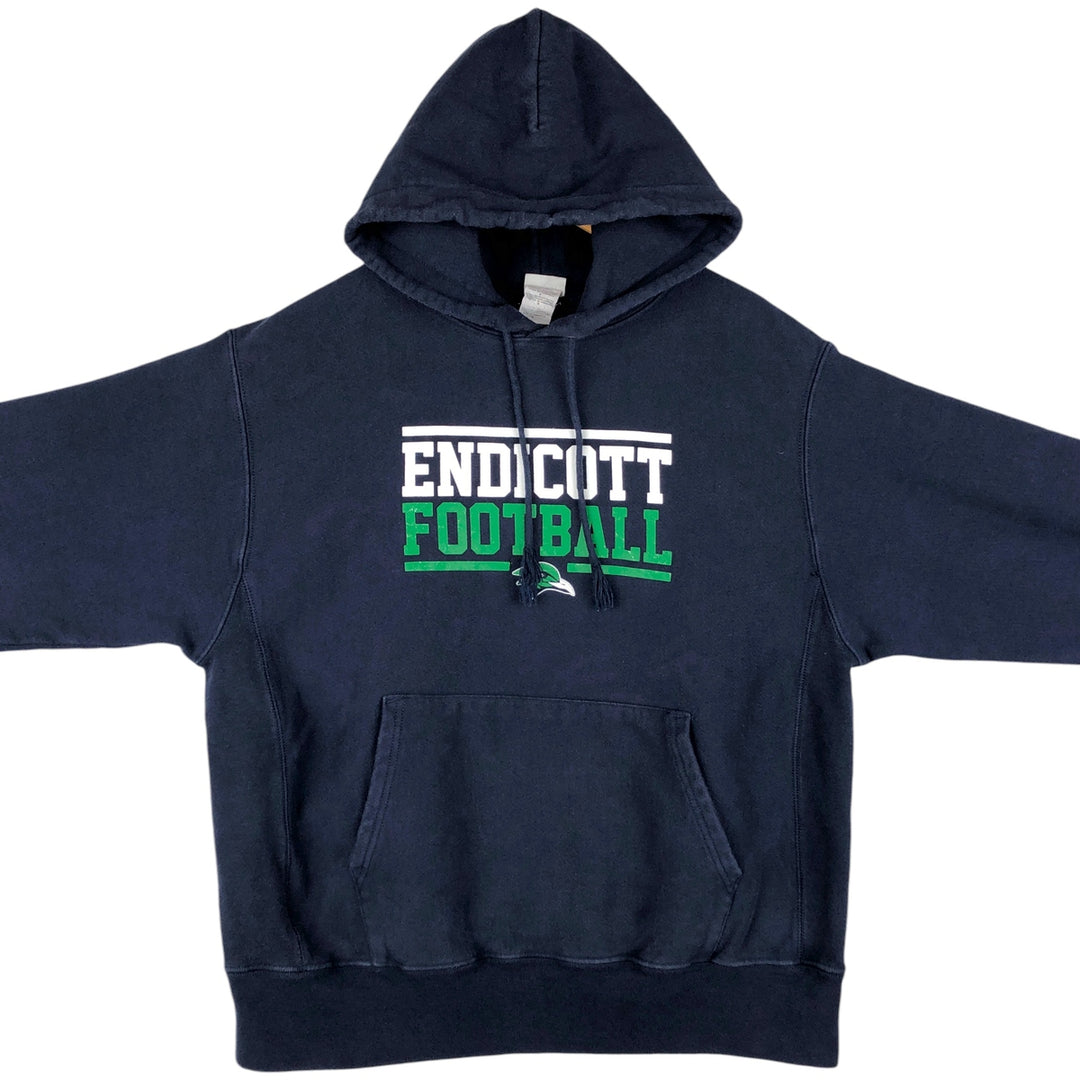 Champion REVERSE WEAVE Reverse Weave College Sweat Pullover Hoodie Men's L size cotton navy blue type Vintage Second Hand