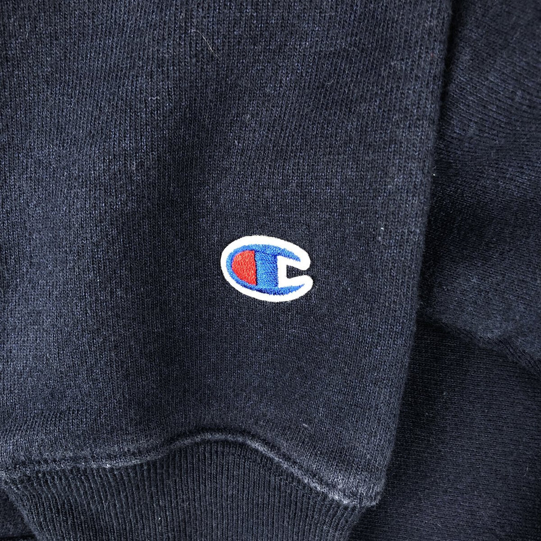 Champion REVERSE WEAVE Reverse Weave College Sweat Pullover Hoodie Men's L size cotton navy blue type Vintage Second Hand