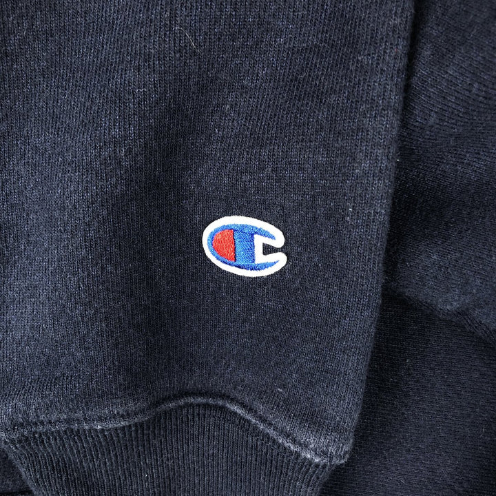 Champion REVERSE WEAVE Reverse Weave College Sweat Pullover Hoodie Men's L size cotton navy blue type Vintage Second Hand