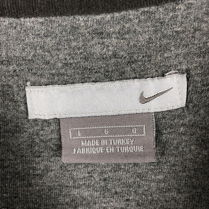00'S Nike One Point Logo Sweatshirt Trainer Men's L size cotton gray type Vintage Second Hand