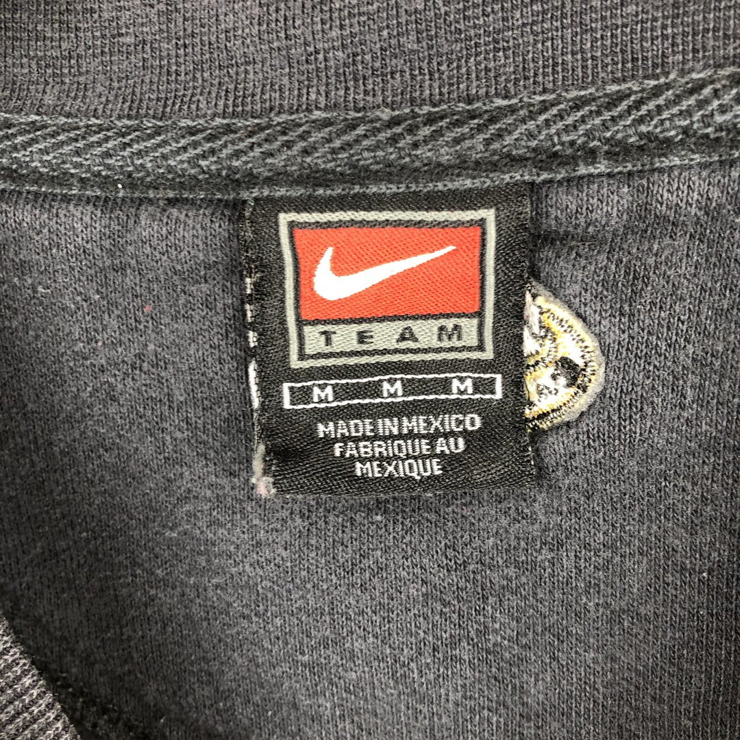 2000'S Nike Team College Sweatshirt, Men's Size Medium cotton black type Vintage Second Hand