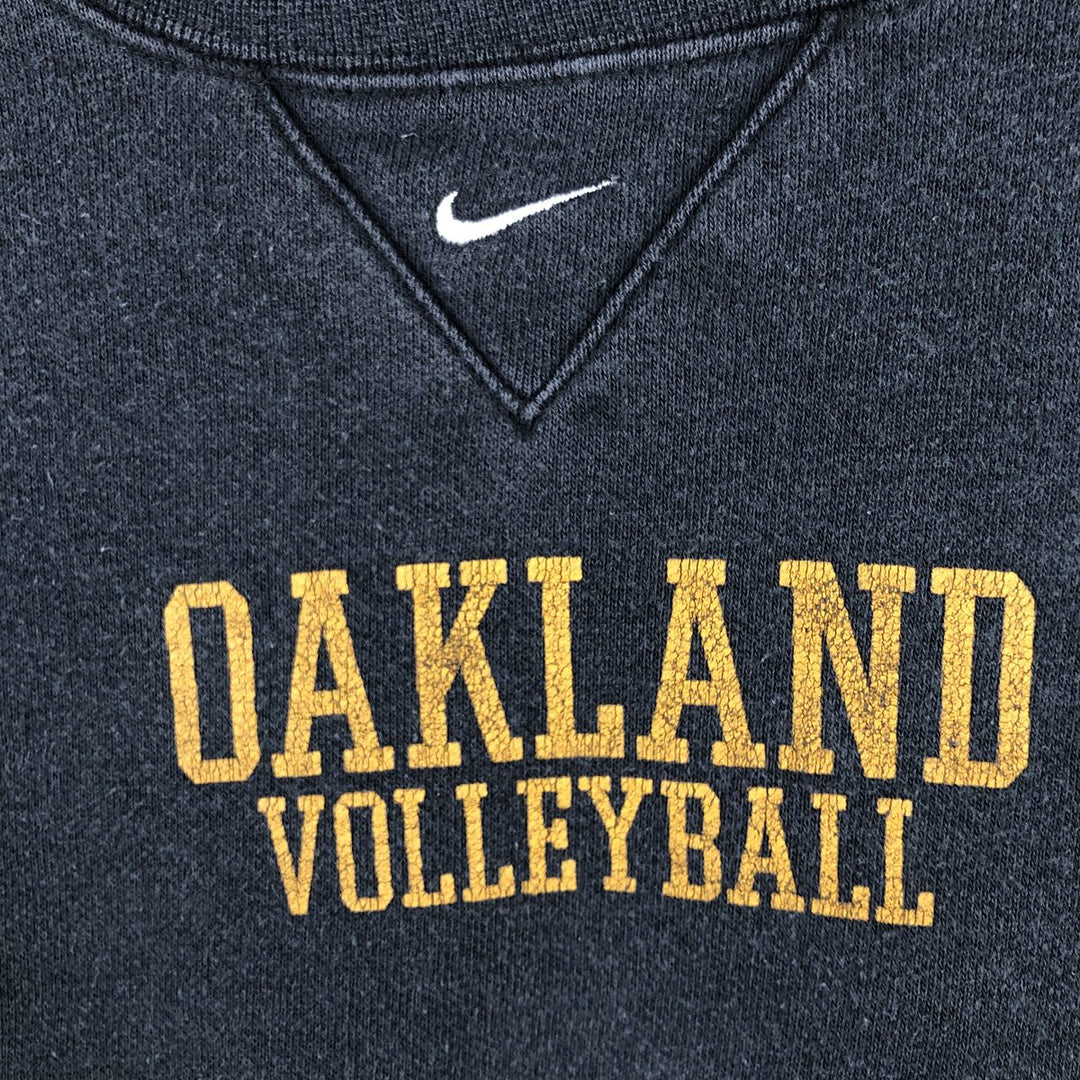 2000'S Nike Team College Sweatshirt, Men's Size Medium cotton black type Vintage Second Hand