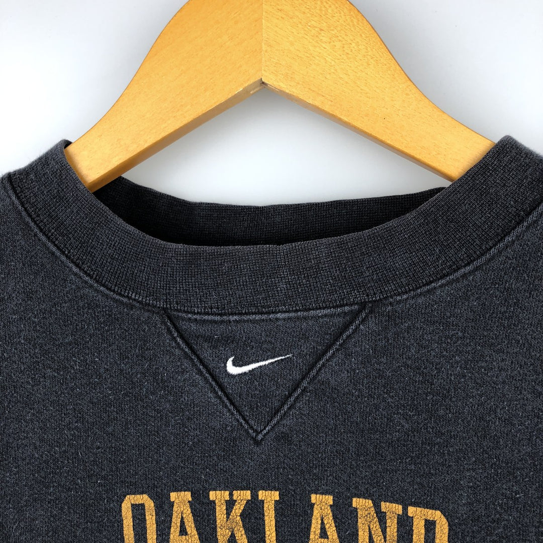 2000'S Nike Team College Sweatshirt, Men's Size Medium cotton black type Vintage Second Hand