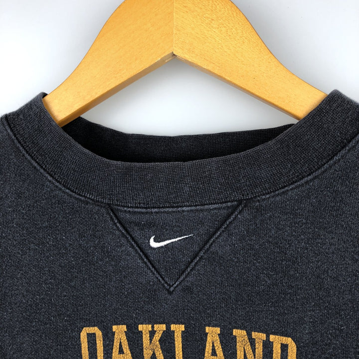 2000'S Nike Team College Sweatshirt, Men's Size Medium cotton black type Vintage Second Hand