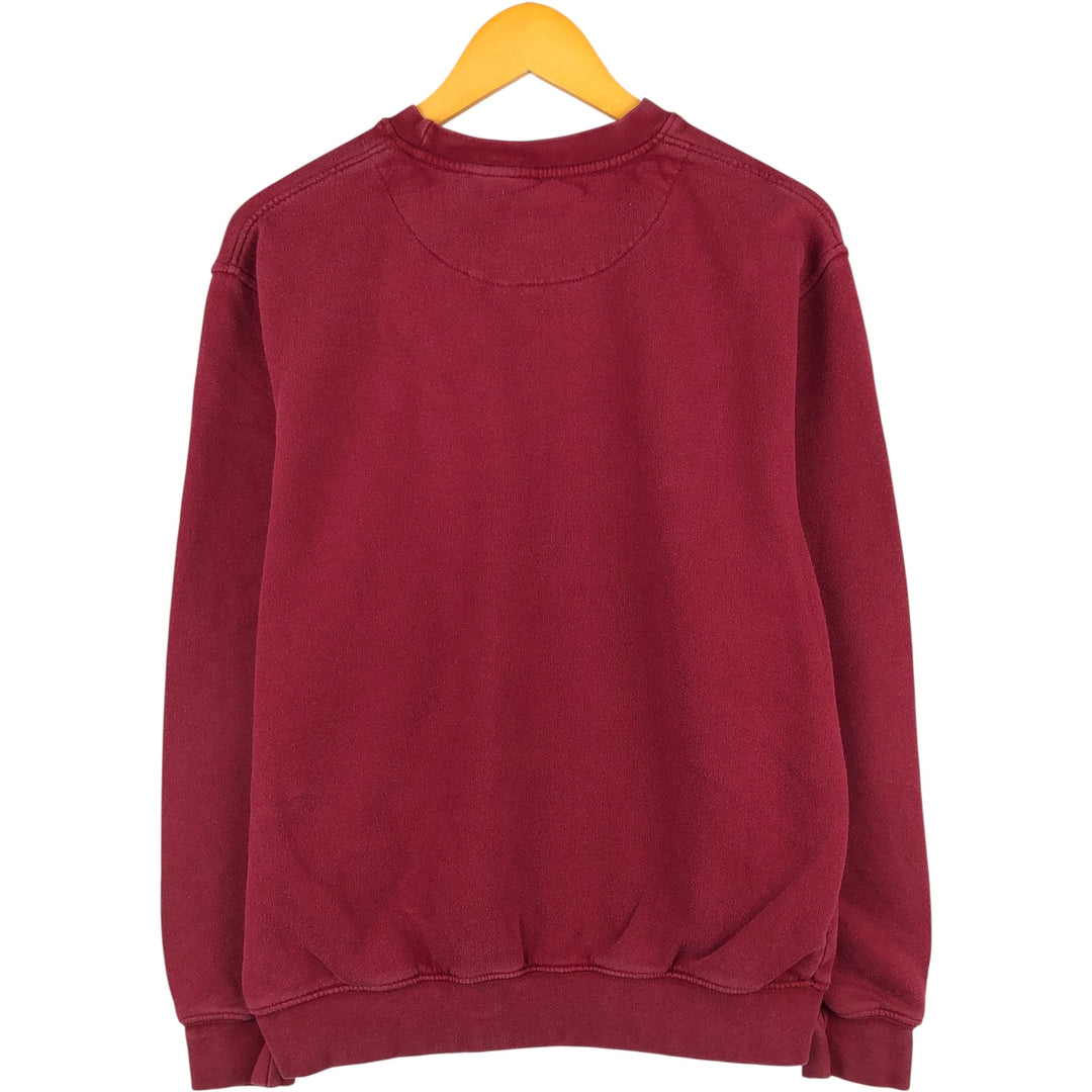 00'S Nike One Point Logo Sweatshirt Trainer Men's M size cotton Red type red-purple Vintage Second Hand