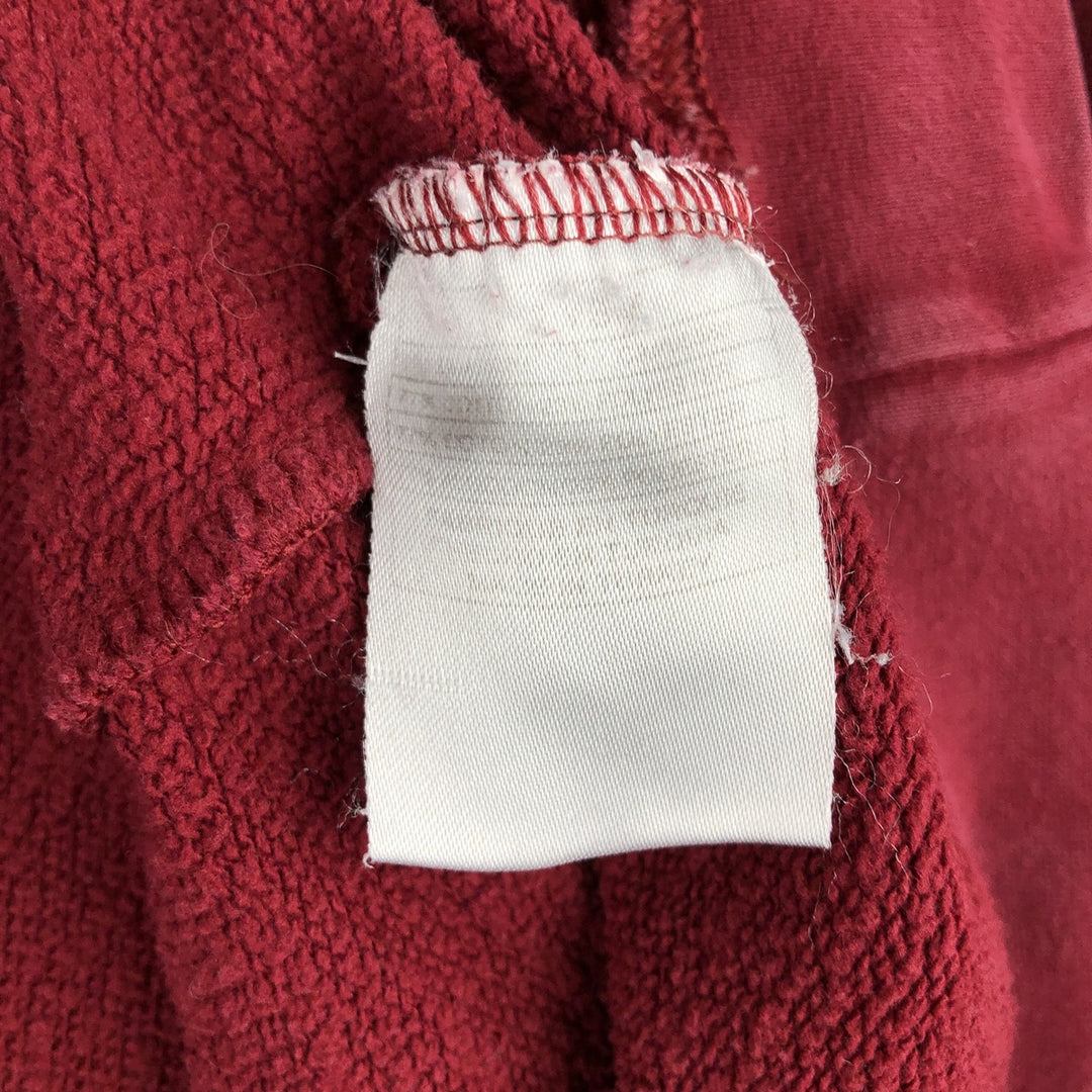00'S Nike One Point Logo Sweatshirt Trainer Men's M size cotton Red type red-purple Vintage Second Hand
