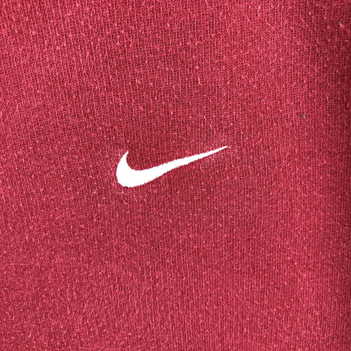 00'S Nike One Point Logo Sweatshirt Trainer Men's M size cotton Red type red-purple Vintage Second Hand