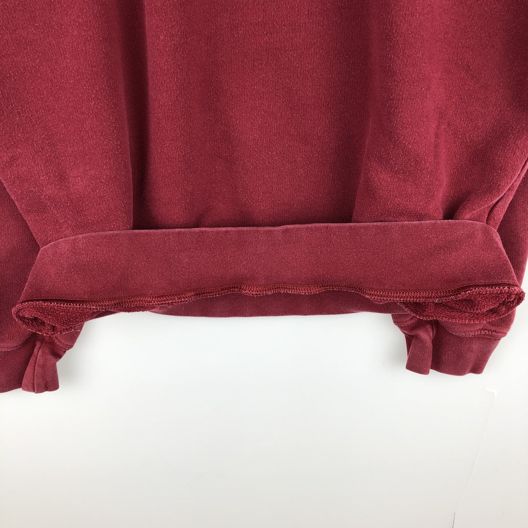 00'S Nike One Point Logo Sweatshirt Trainer Men's M size cotton Red type red-purple Vintage Second Hand