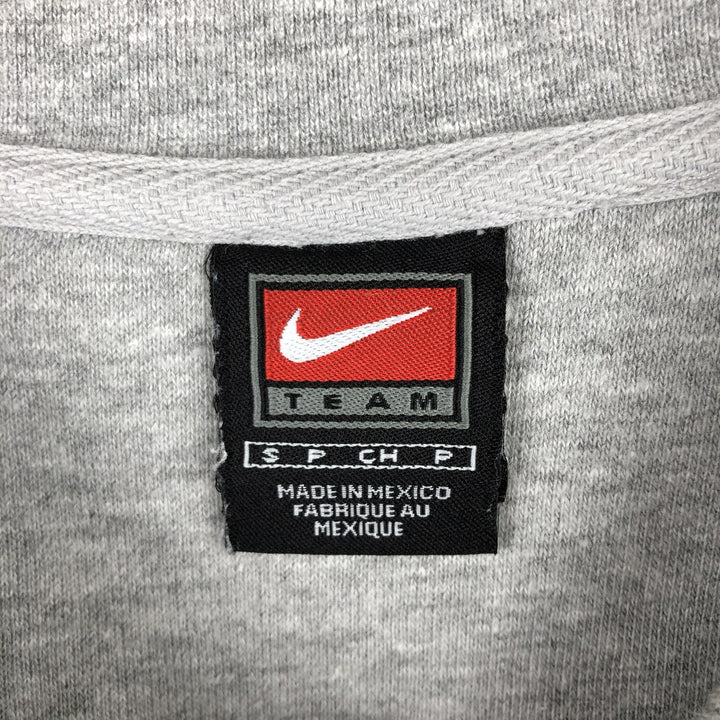 90s-00'S Nike Team Michigan University College Sweatshirt, Men's Size Small cotton gray type Vintage Second Hand