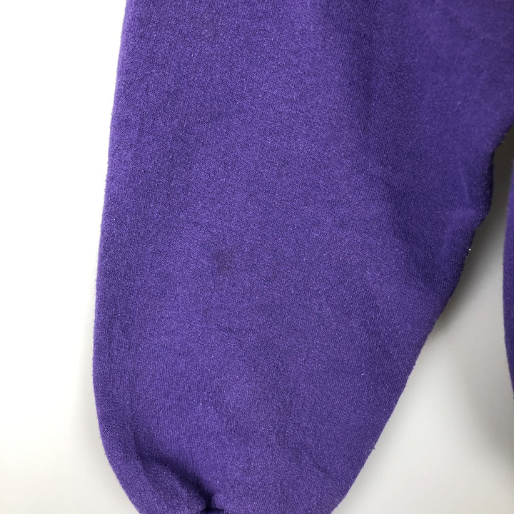 2000'S Hanes ACTIVEWEAR American Steel Fabricators Advertising Sweatshirt, Men's Size L cotton purple type Vintage Second Hand