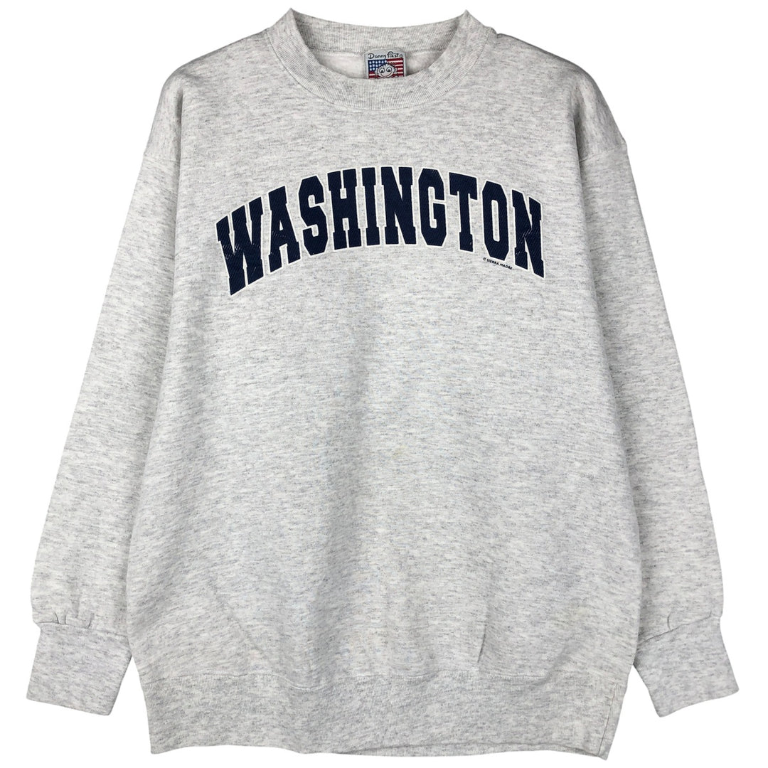 Vintage 90'S Danny First printed sweatshirt, made in the USA, size L, men's cotton gray type Vintage Second Hand
