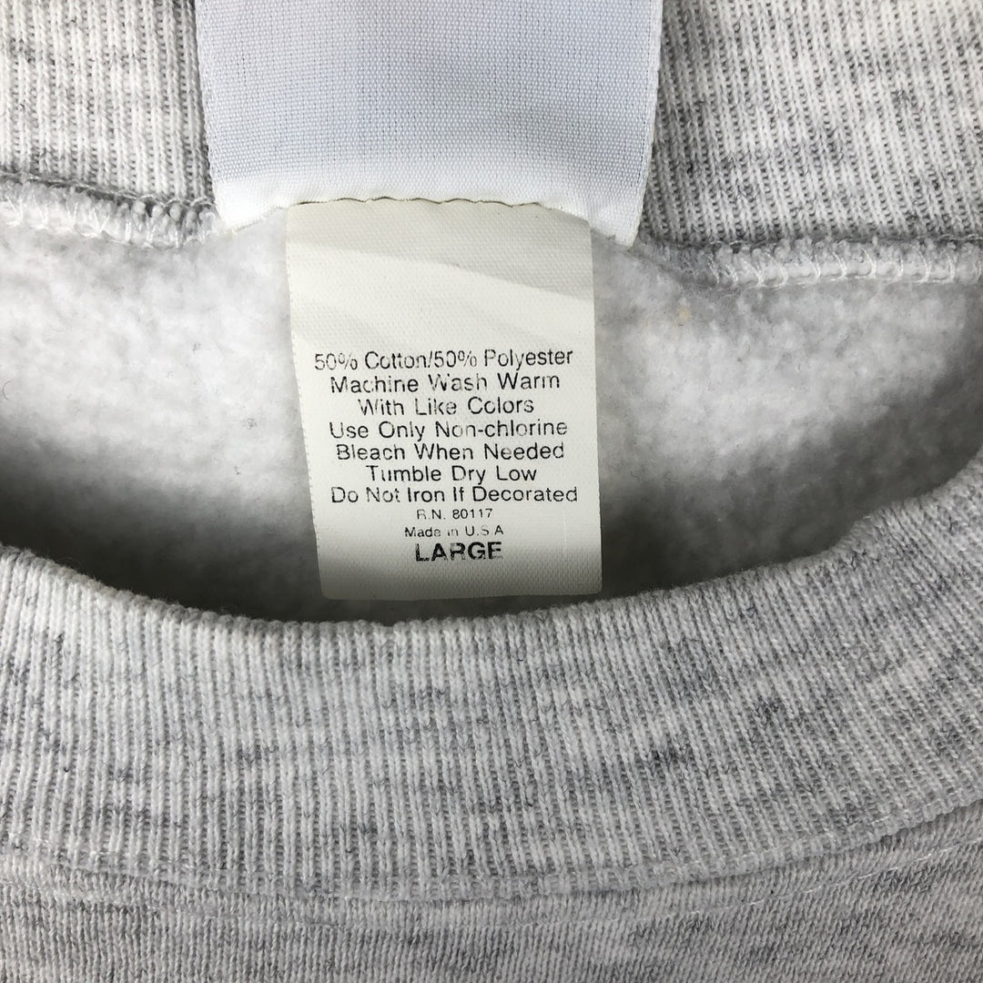 Vintage 90'S Danny First printed sweatshirt, made in the USA, size L, men's cotton gray type Vintage Second Hand
