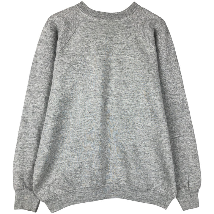 90'S Fruit of the Loom printed sweatshirt, made in the USA, men's XL size, vintage cotton gray type Vintage Second Hand