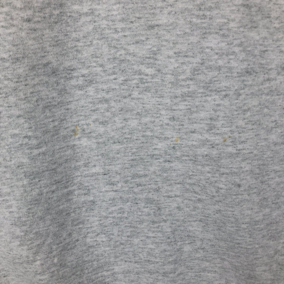 90'S Fruit of the Loom printed sweatshirt, made in the USA, men's XL size, vintage cotton gray type Vintage Second Hand