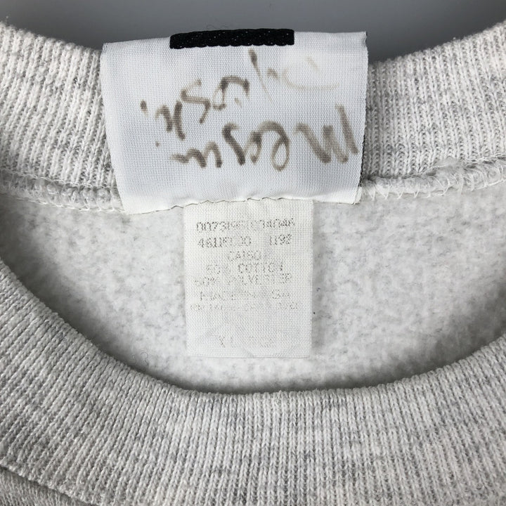 Vintage 90'S Lee Heavy Weight Cotton Blend Print Sweatshirt, Made in USA, Men's Size XL cotton gray type Vintage Second Hand