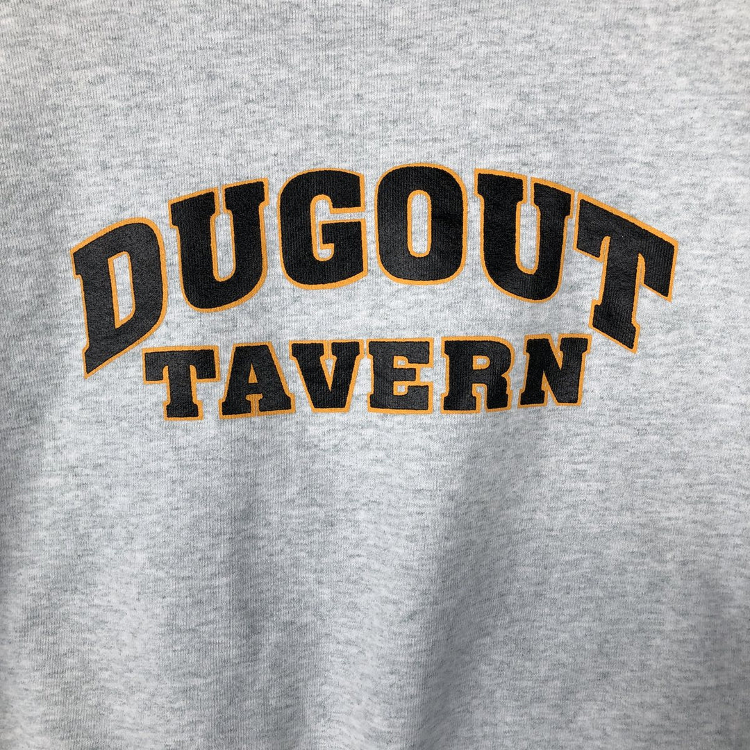 Vintage 90'S Fruit of the Loom Supercotton Print Sweatshirt, Made in USA, Men's Size XL cotton gray type Vintage Second Hand