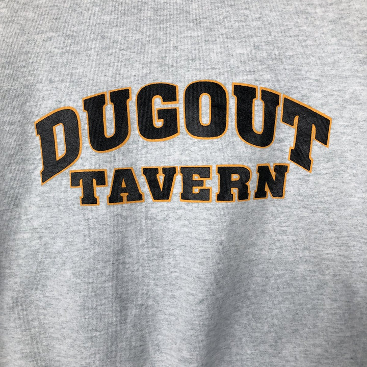 Vintage 90'S Fruit of the Loom Supercotton Print Sweatshirt, Made in USA, Men's Size XL cotton gray type Vintage Second Hand