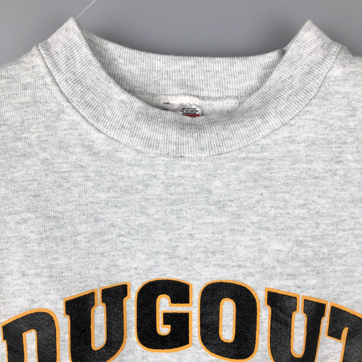 Vintage 90'S Fruit of the Loom Supercotton Print Sweatshirt, Made in USA, Men's Size XL cotton gray type Vintage Second Hand