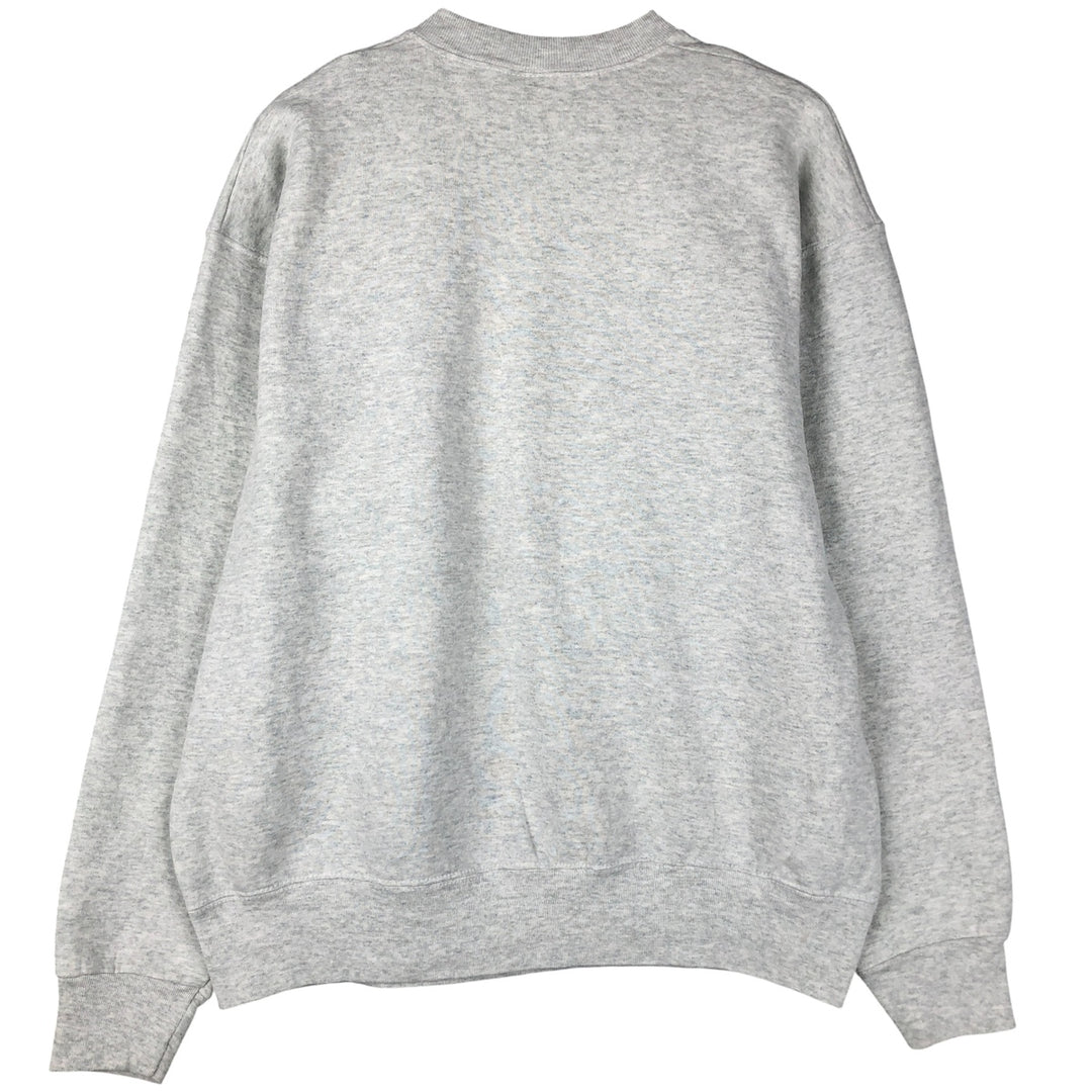 90'S Fruit of the Loom Heavy Print Sweatshirt, Made in USA, Men's XL, Vintage cotton gray type Vintage Second Hand