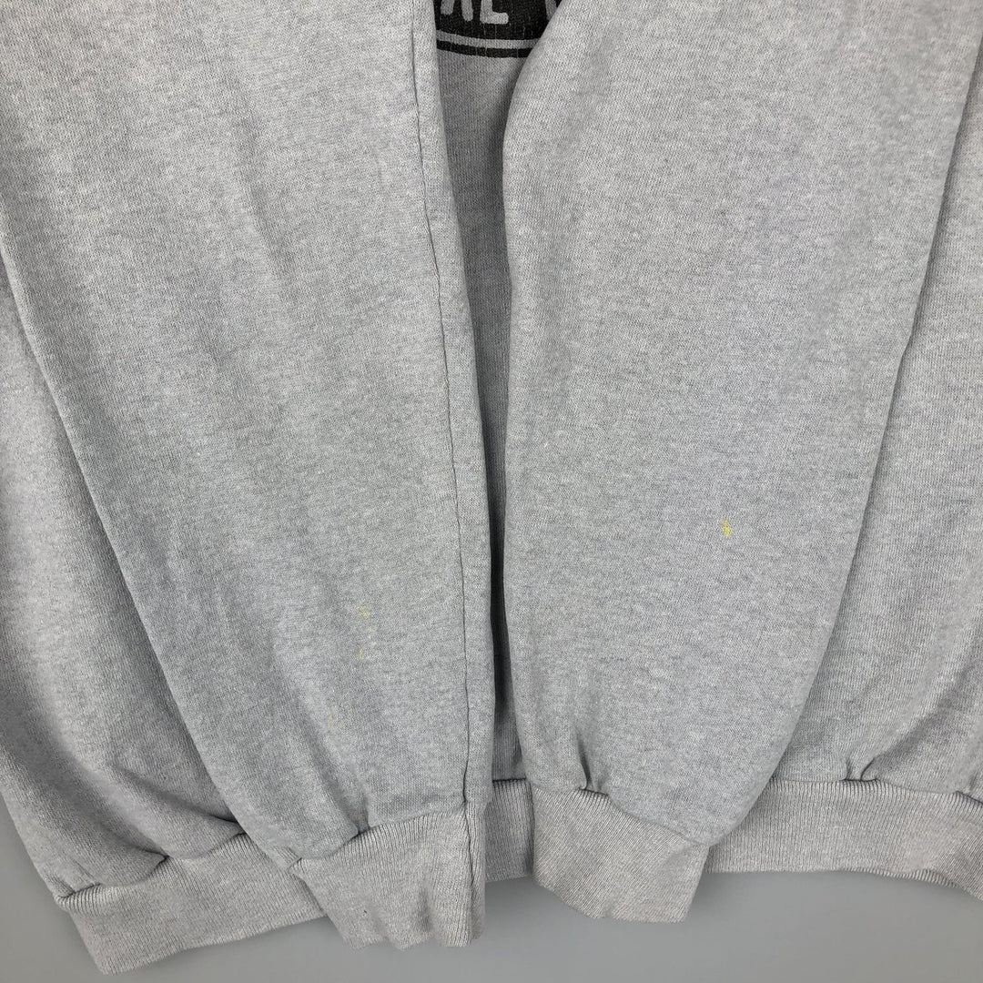 Vintage 80s-90'S TEE JAYS printed sweatshirt, made in the USA, men's size XL cotton gray type Vintage Second Hand