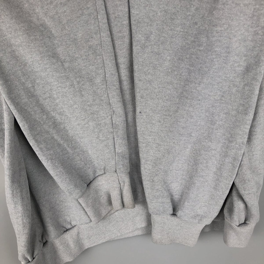 Vintage 80s-90'S TEE JAYS printed sweatshirt, made in the USA, men's size XL cotton gray type Vintage Second Hand