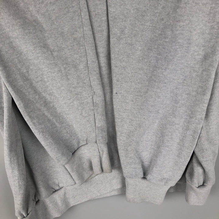Vintage 80s-90'S TEE JAYS printed sweatshirt, made in the USA, men's size XL cotton gray type Vintage Second Hand