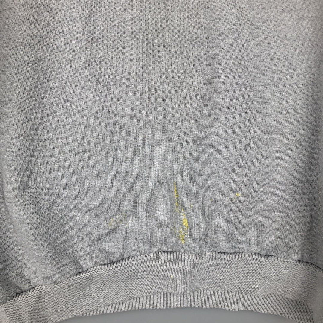 Vintage 80s-90'S TEE JAYS printed sweatshirt, made in the USA, men's size XL cotton gray type Vintage Second Hand
