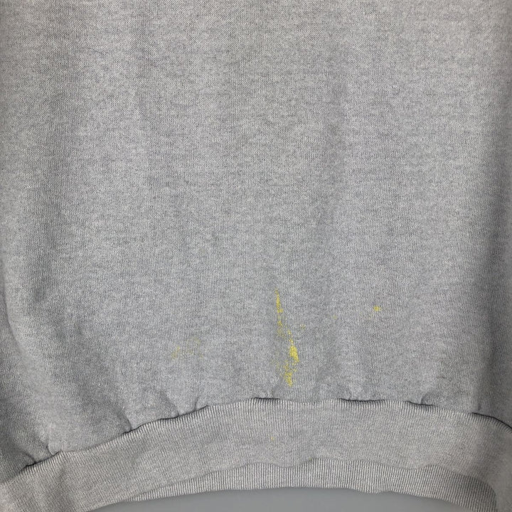 Vintage 80s-90'S TEE JAYS printed sweatshirt, made in the USA, men's size XL cotton gray type Vintage Second Hand