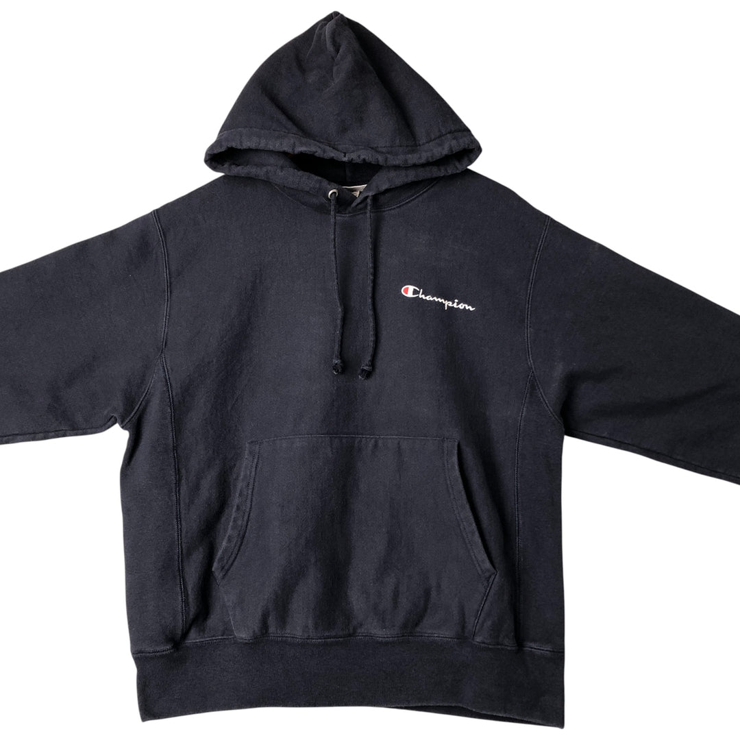 Champion REVERSE WEAVE Reverse Weave Sweat Pullover Hoodie Men's M cotton navy blue type Vintage Second Hand