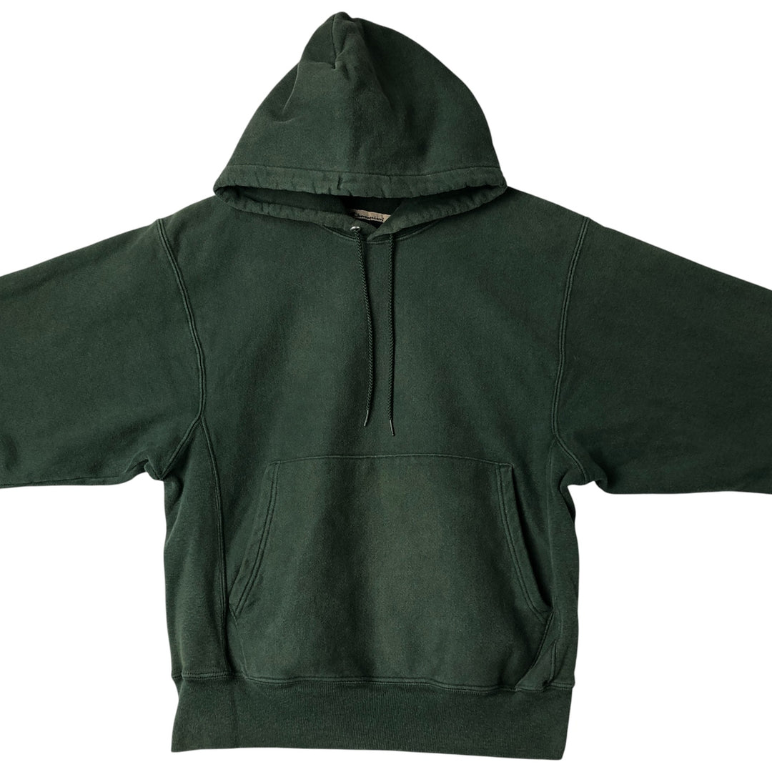 2000'S Champion Premium Reverse Weave Eyeless Sweatshirt Pullover Hoodie, Men's Size Small cotton green type Vintage Second Hand