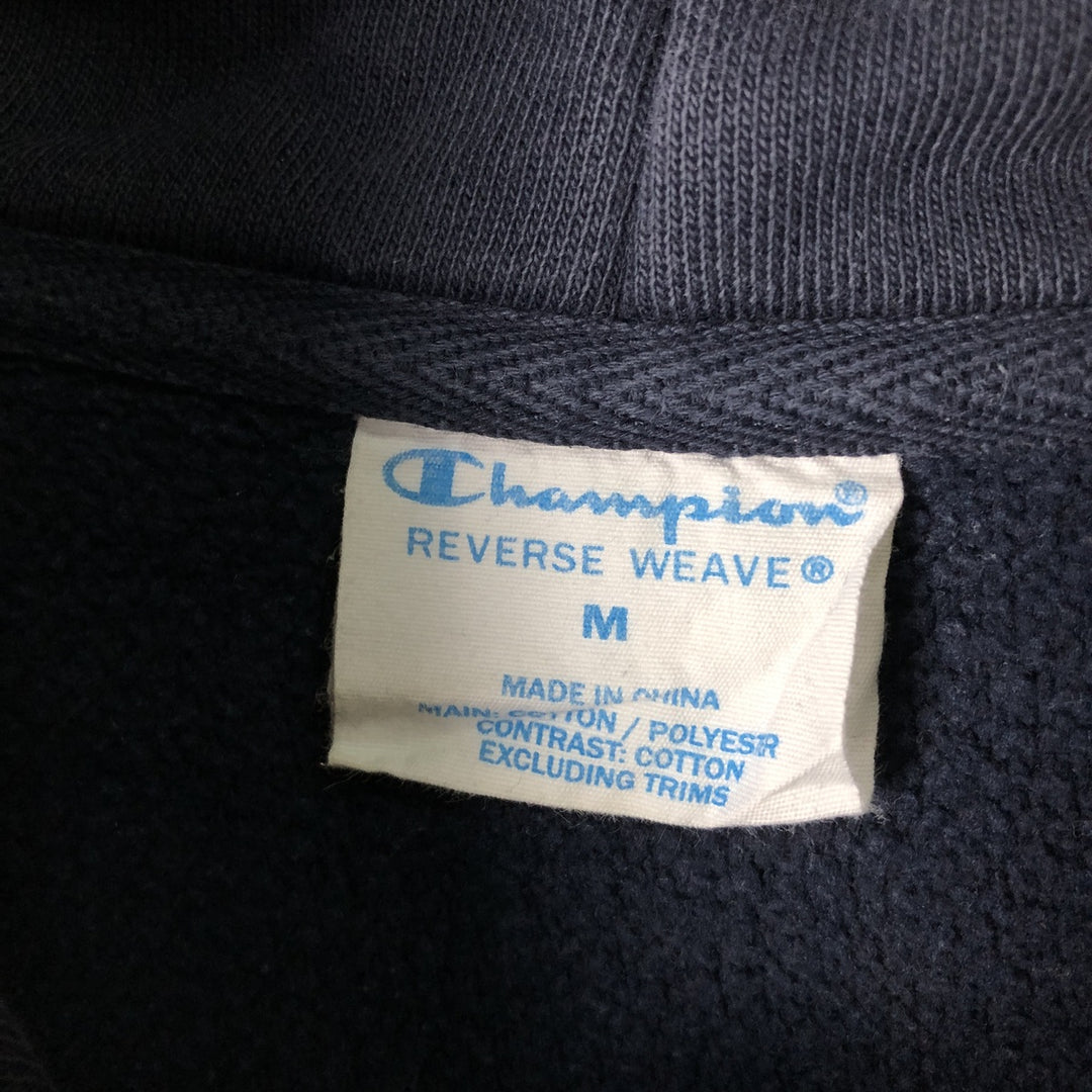 Champion Reverse Weave Replica Solid Tag Pullover Hoodie, Men's Size M cotton navy blue type Vintage Second Hand