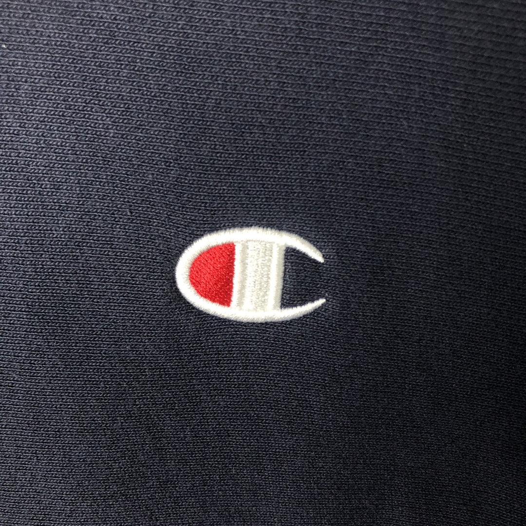 Champion Reverse Weave Replica Solid Tag Pullover Hoodie, Men's Size M cotton navy blue type Vintage Second Hand